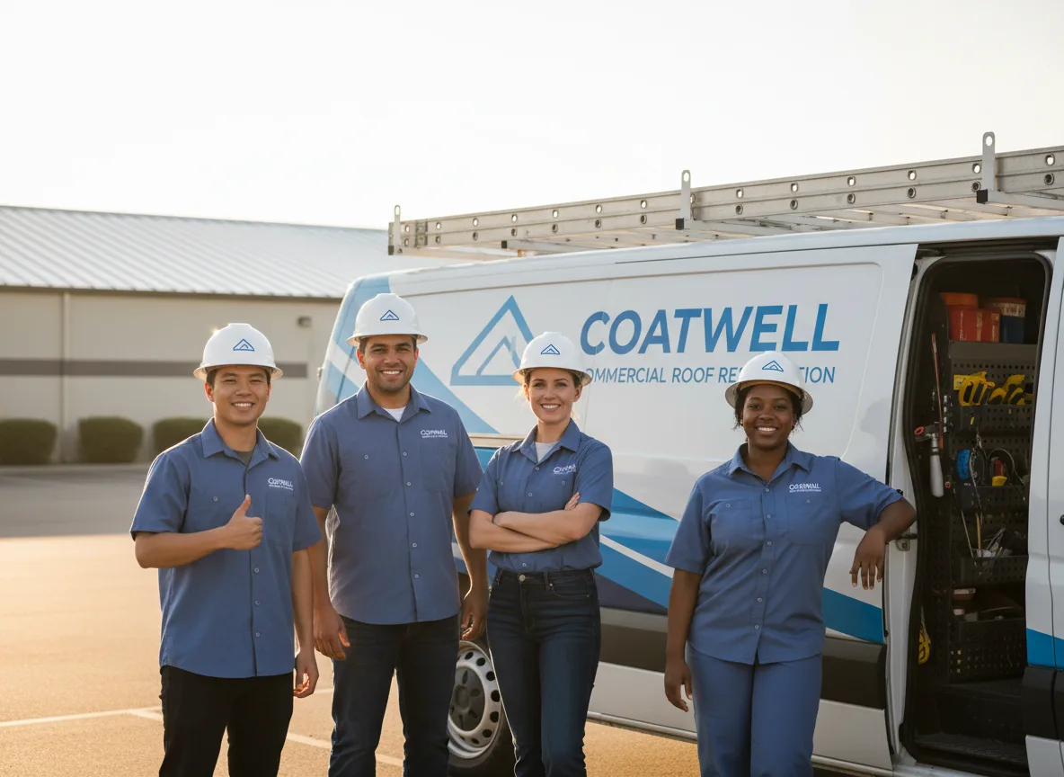 Commercial roof coating company in Oakwood, IL
